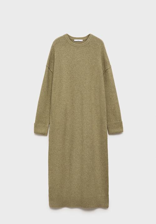MANGO - Dress mariam - medium green