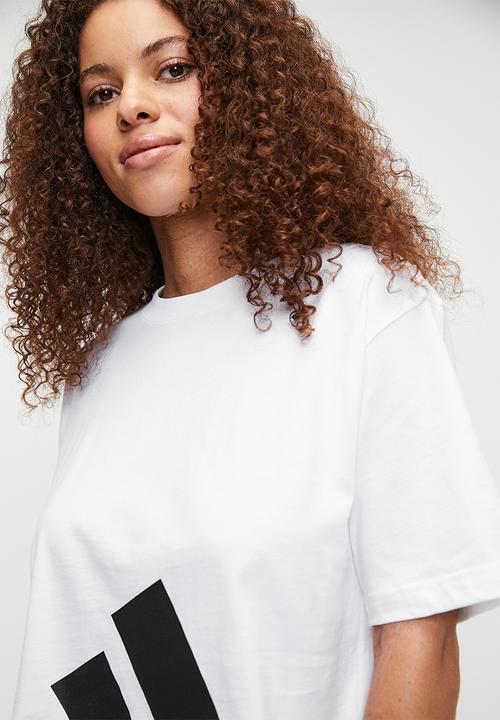 adidas Performance - Boyfriend Tee - White/Black