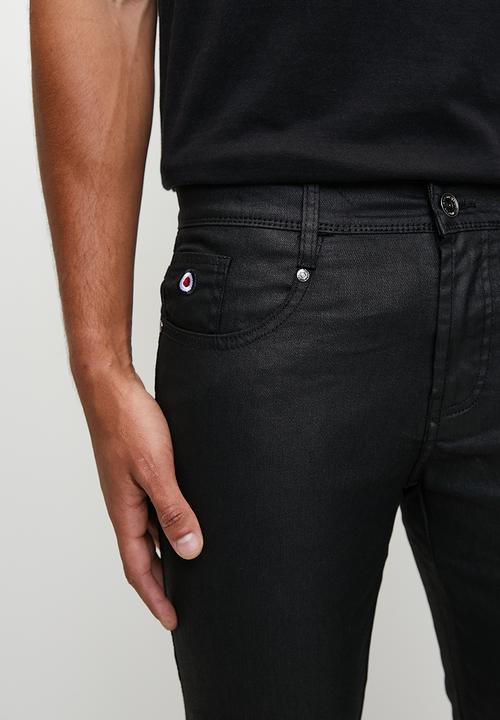 Ben Sherman - Wax Coated Denim - Black