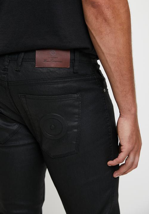 Ben Sherman - Wax Coated Denim - Black