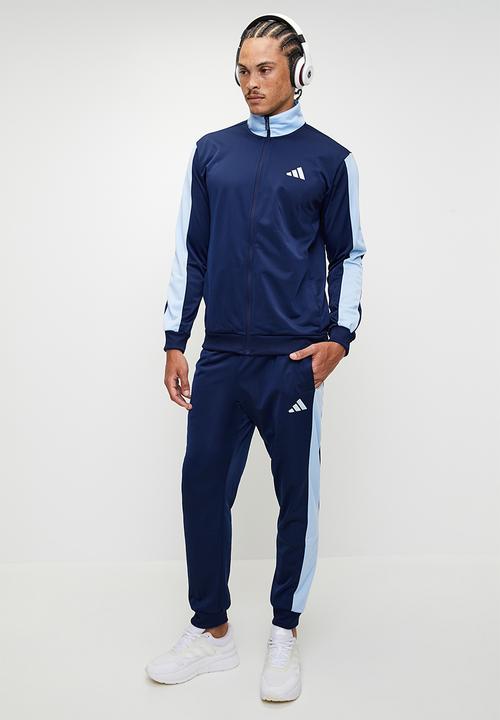 adidas Performance - Sportswear Basic Tricot Colorblock Track Suit	 - Blue