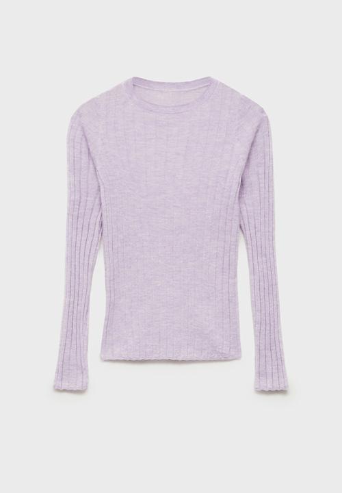 MANGO - Sweater gardenia - purple