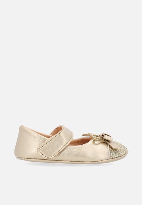 Pop Candy - Bow décor pumps - gold