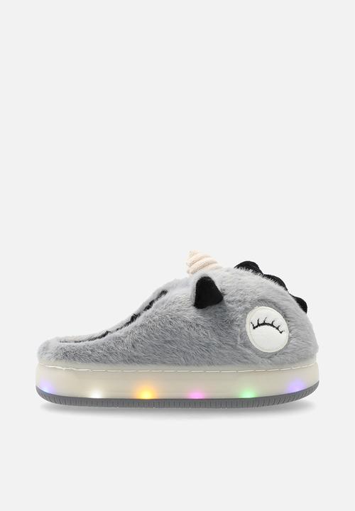 Pop Candy - Light up slippers - grey