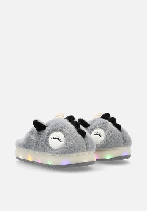 Pop Candy - Light up slippers - grey