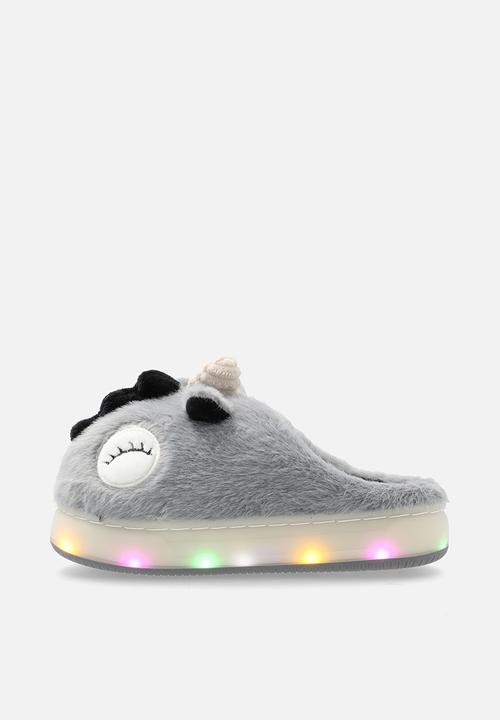 Pop Candy - Light up slippers - grey