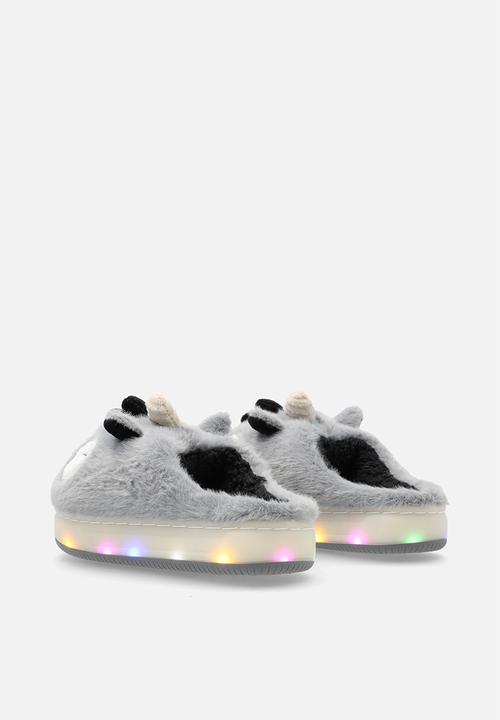 Pop Candy - Light up slippers - grey