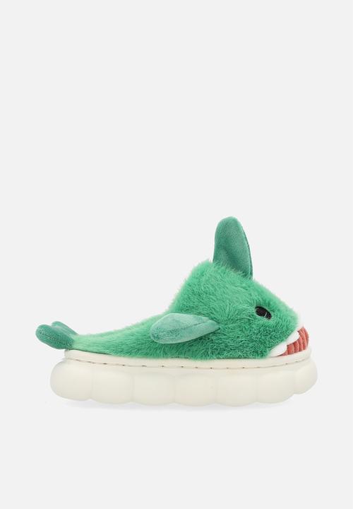 Pop Candy - Novelty slippers - green & white