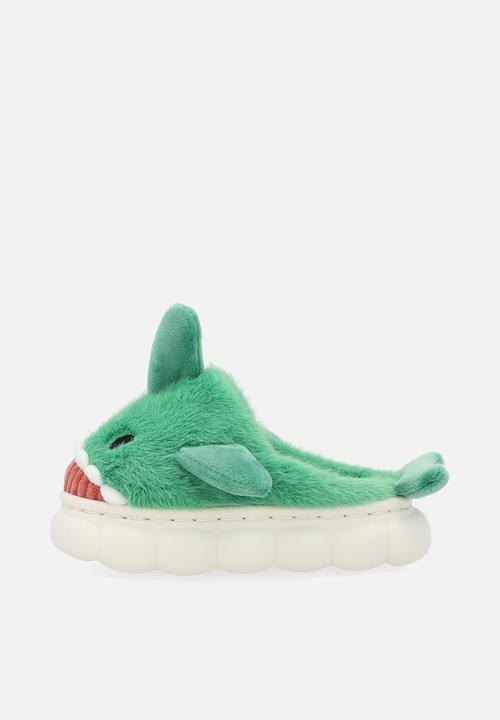 Pop Candy - Novelty slippers - green & white