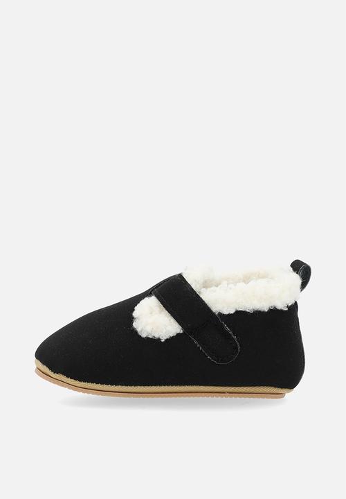 Pop Candy - Shearling lined shoes - black