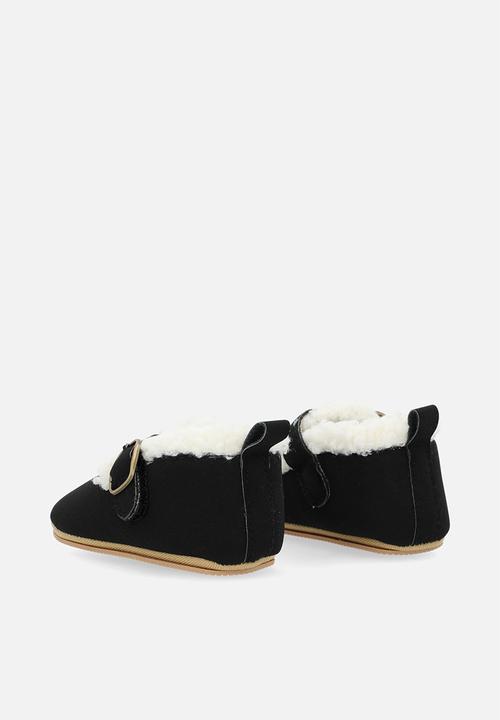Pop Candy - Shearling lined shoes - black