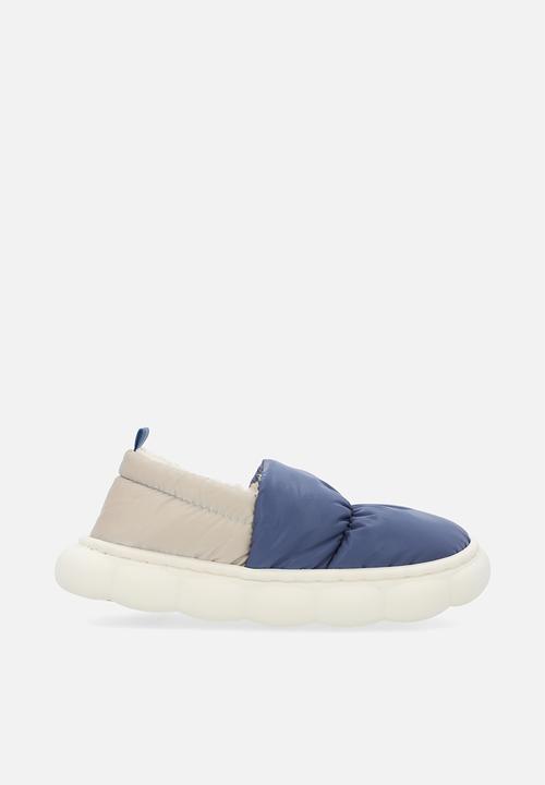 Pop Candy - Waterproof slippers - blue & grey