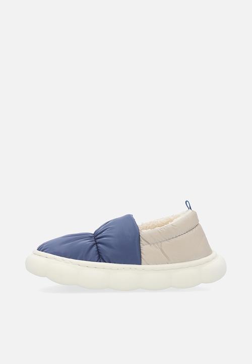 Pop Candy - Waterproof slippers - blue & grey