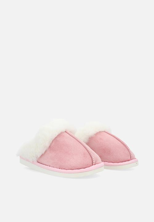 Pop Candy - Shearling lined slippers-pink