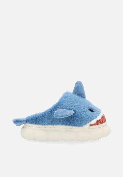 Pop Candy - Novelty slippers-blue & white