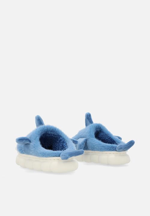 Pop Candy - Novelty slippers-blue & white