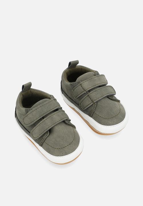 Pop Candy - Twin strap sneakers - olive green