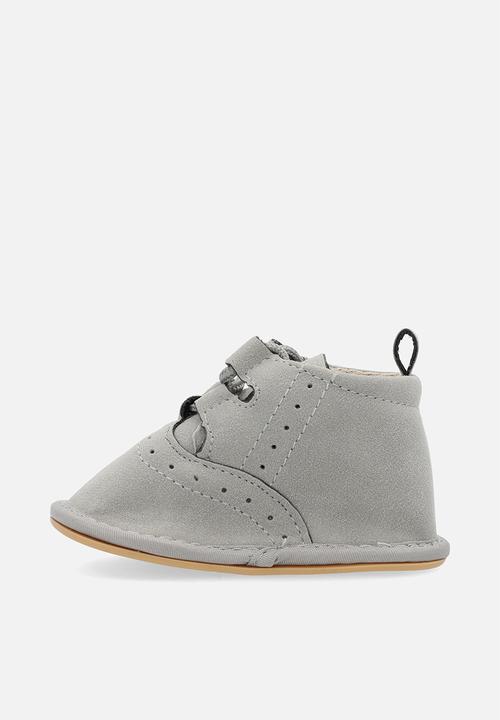 Pop Candy - Lace up boots - grey