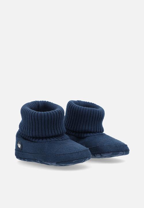 Pop Candy - Sock boots-navy blue