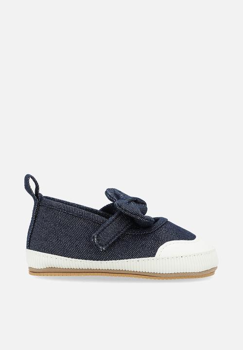Pop Candy - Bow décor sneakers - navy blue