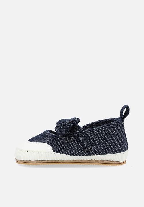 Pop Candy - Bow décor sneakers - navy blue