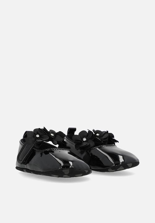 Pop Candy - Floral ballet pumps-black