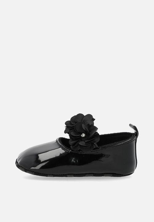 Pop Candy - Floral ballet pumps-black