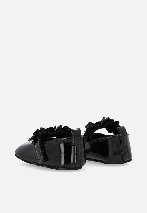 Pop Candy - Floral ballet pumps-black