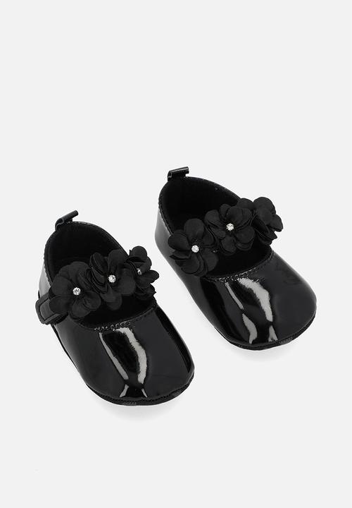 Pop Candy - Floral ballet pumps-black