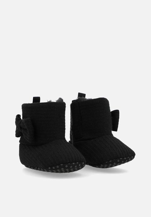 Pop Candy - Shearling lined boots - black
