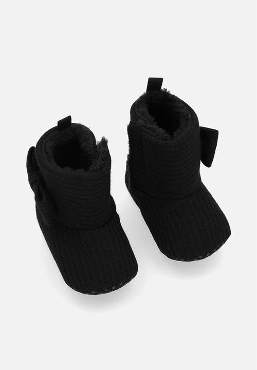 Pop Candy - Shearling lined boots - black