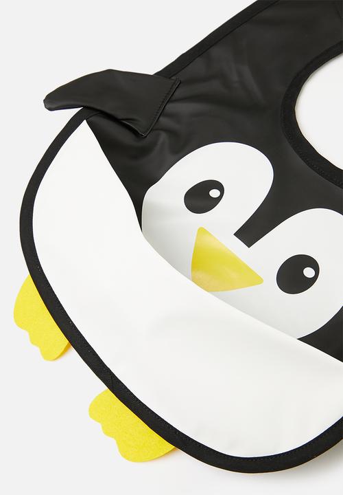 Pop Candy - Novelty penguin bib - black/white