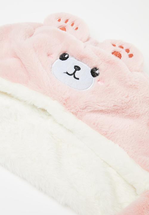 Pop Candy - Beanie Scarf combo - pink