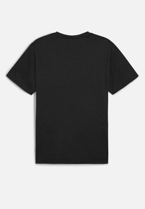 PUMA - M TAD Essentials Heather Cat Tee (CF small cat) - PUMA Black Heather