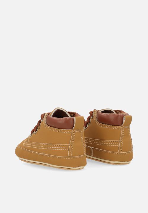 Pop Candy - Lace up boots - tan