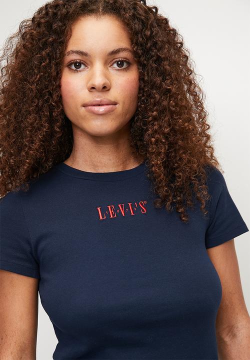 Levi’s® - Gr Essential Tee Serif 1873 - Navy Blazer