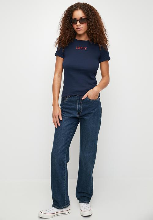 Levi’s® - Gr Essential Tee Serif 1873 - Navy Blazer