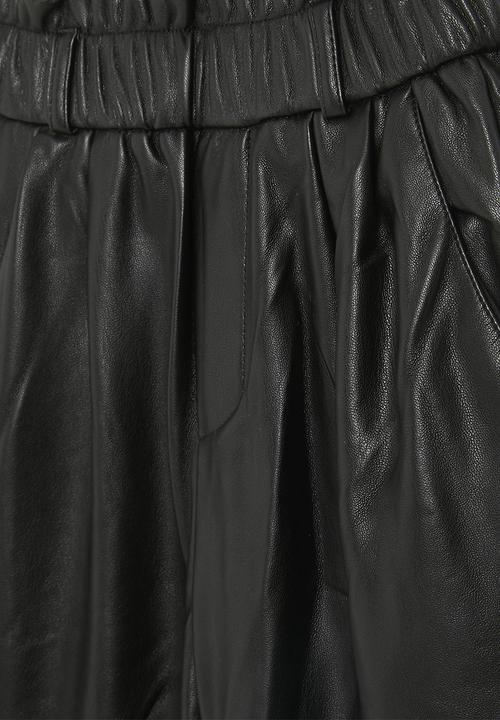 Pop Candy - Pleather pants - black