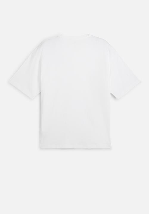 PUMA - WARDROBE ESS Oversized Tee - PUMA White