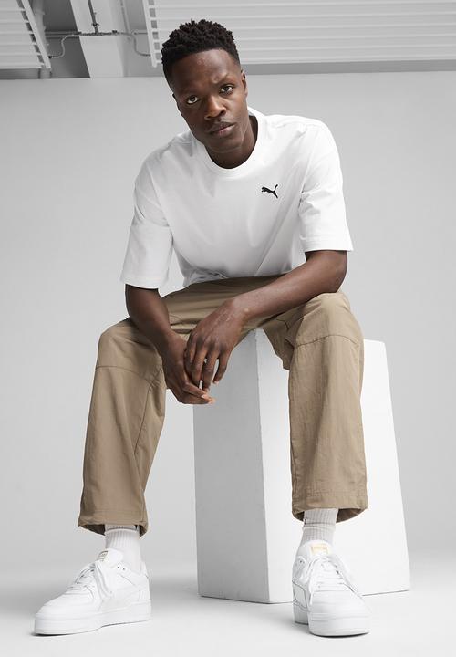 PUMA - WARDROBE ESS Oversized Tee - PUMA White