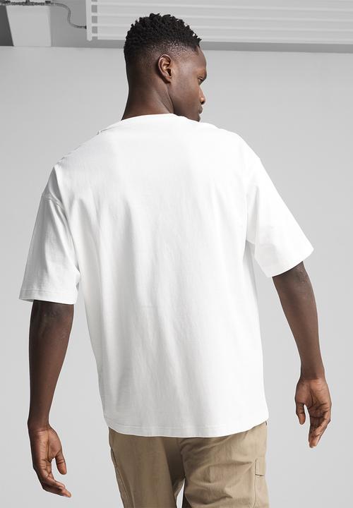 PUMA - WARDROBE ESS Oversized Tee - PUMA White