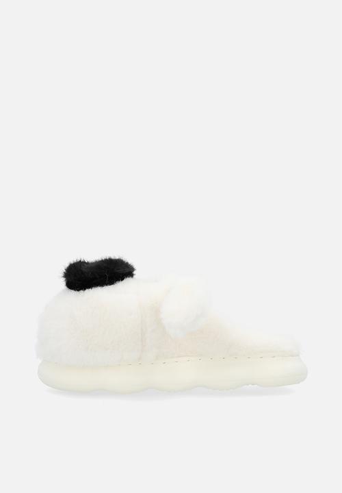 Pop Candy - Novelty slippers-white & black