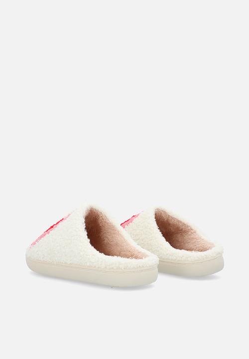 Pop Candy - Rainbow soft plush slippers-multi