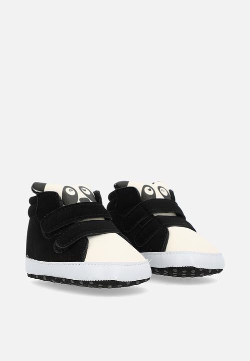 Pop Candy - Hi top sneakers-black & white
