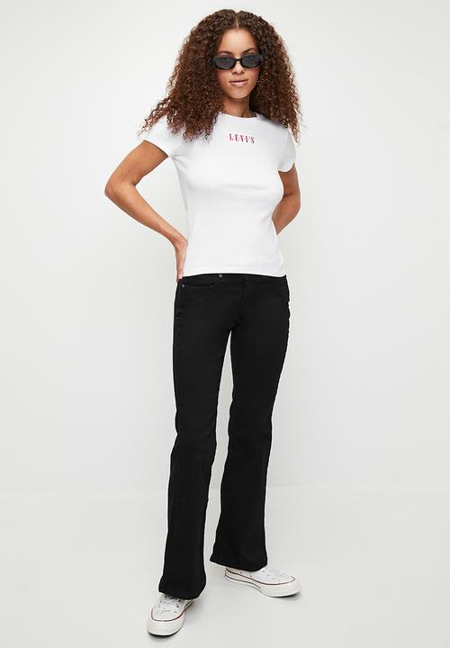 Levi’s® - Gr Essential Tee Serif 1873 - Bright White