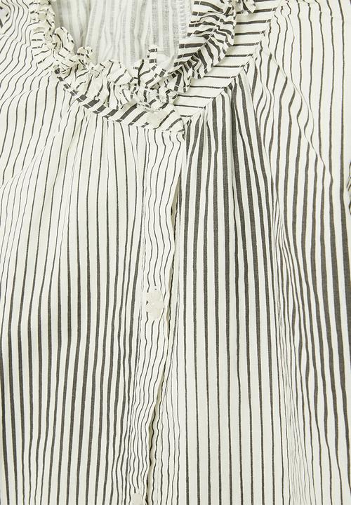 Pop Candy - Button down blouse - black stripe