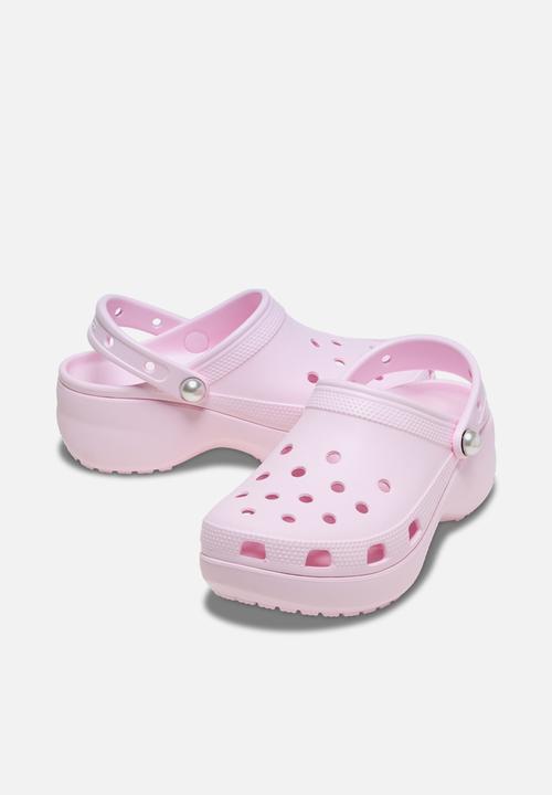 Crocs - Classic Platform Pearl Clog - Pink Milk