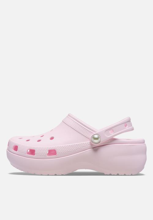 Crocs - Classic Platform Pearl Clog - Pink Milk