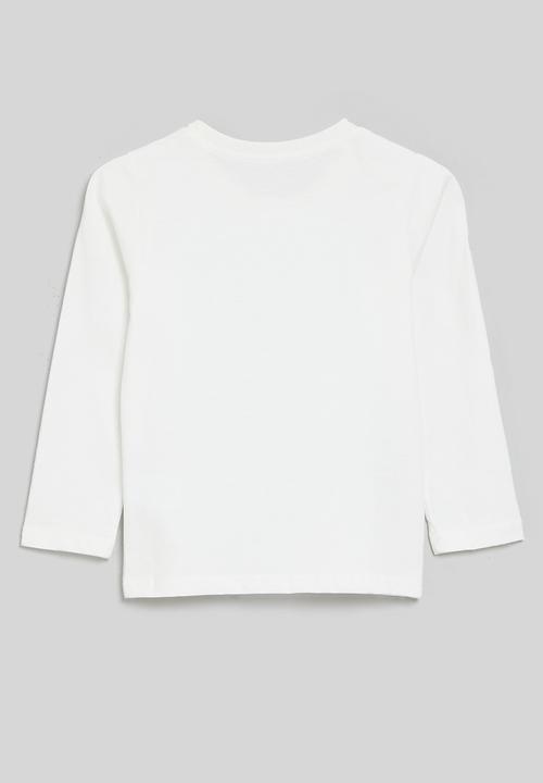 Pop Candy - Bow print tee - white