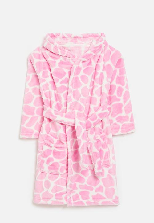 Pop Candy - Hooded gown - pink & white